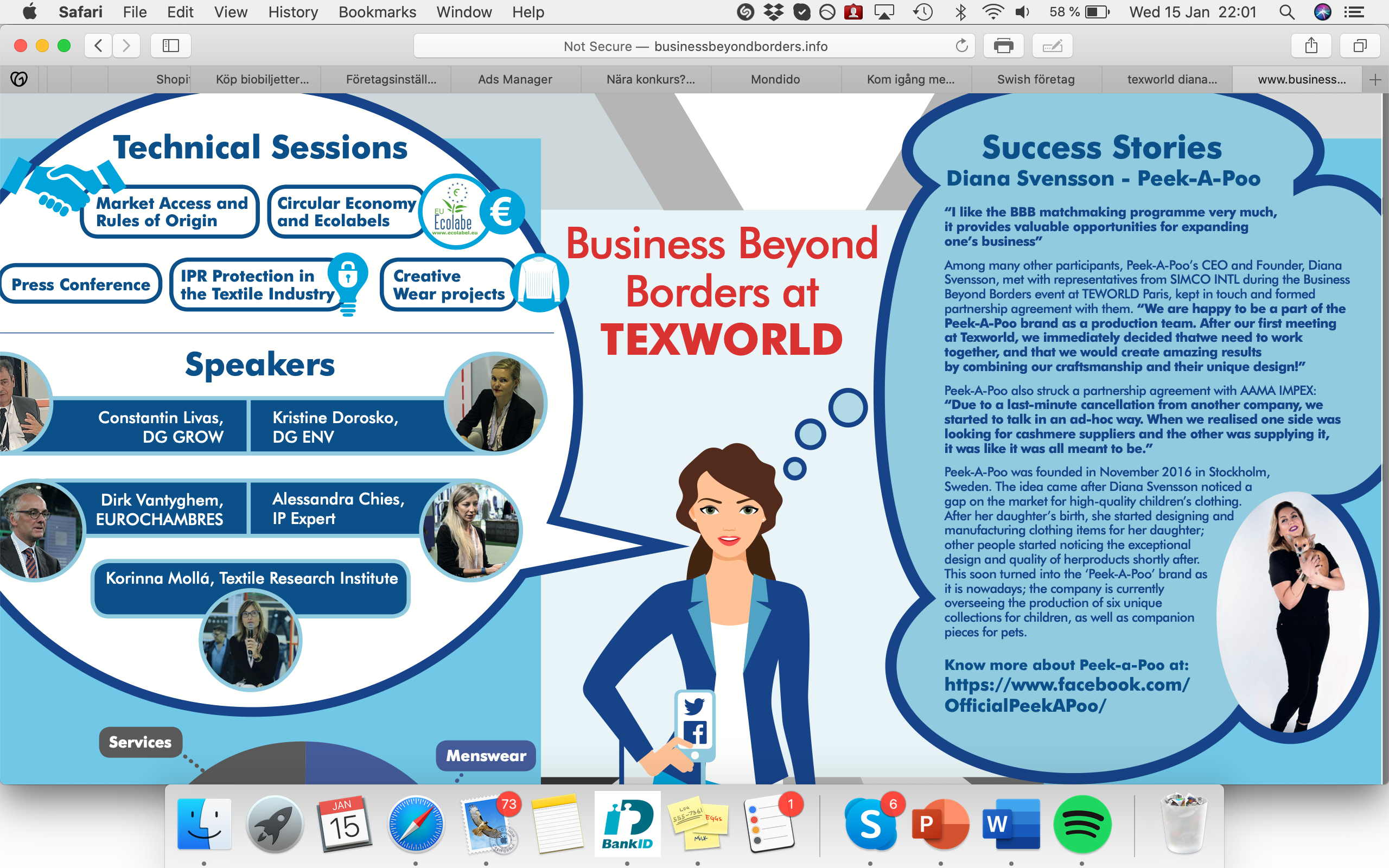 Business Beyond Borders Texworld Success Story Diana Svensson