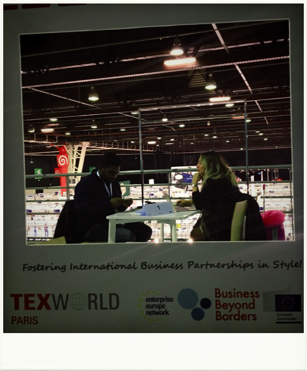 Diana Svensson at Texworld Paris — Business Beyond Borders frame