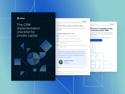 The CRM implementation checklist for private capital