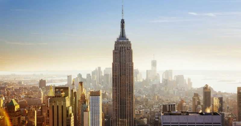 New York City skyline with the Empire State Building
