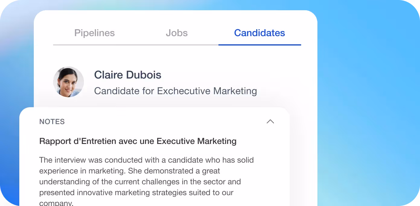 Send your call notes in Hubspot