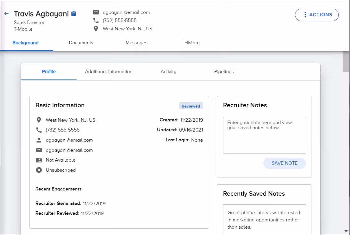 Record your interview with Noota