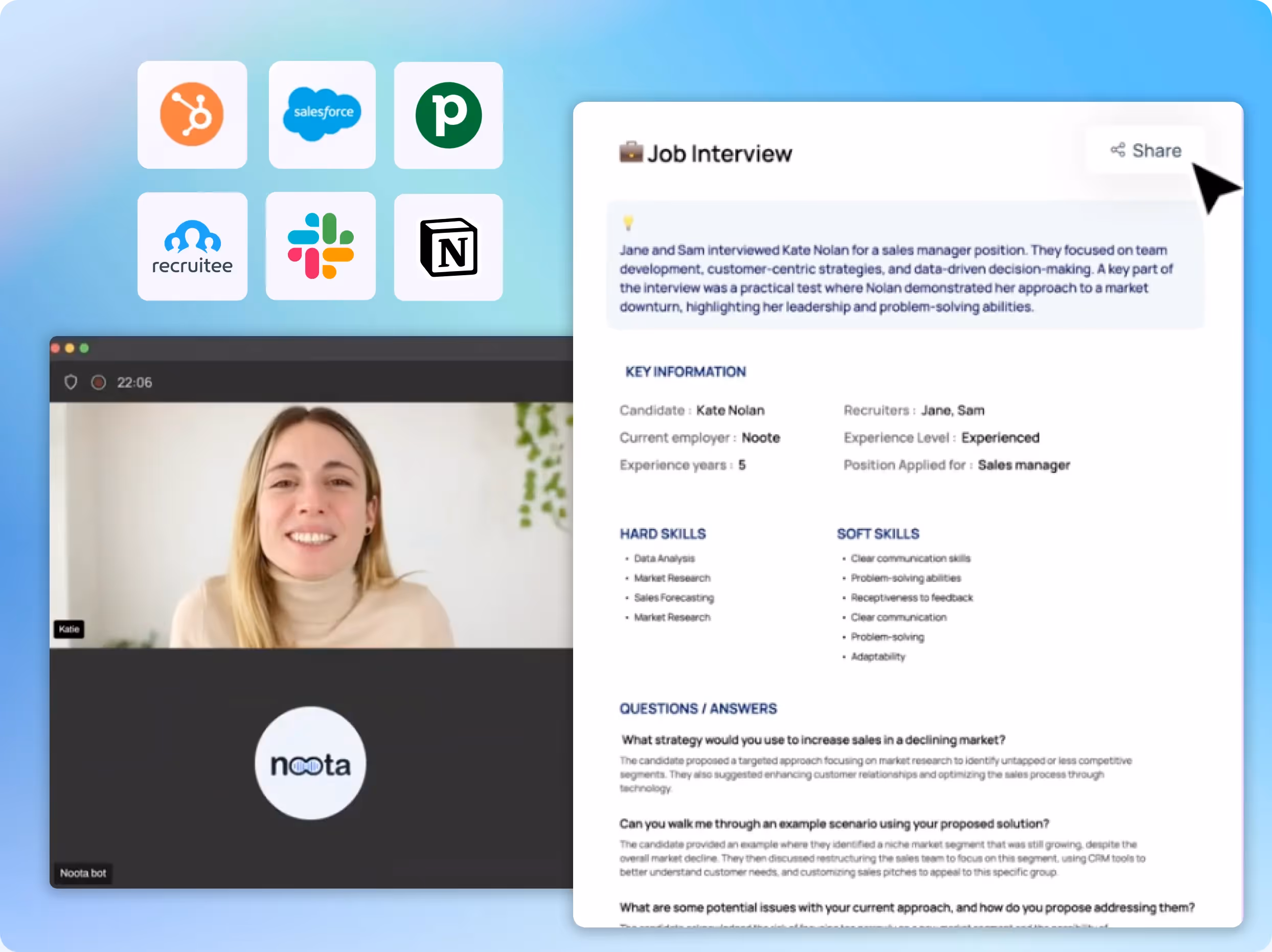 Partagez les données de vos appels