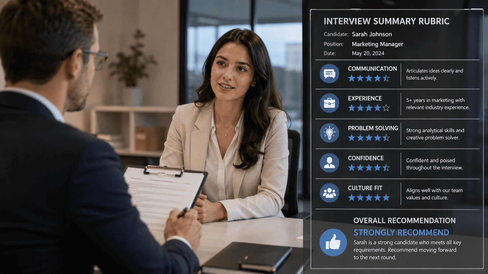 Interview Rubric : a Guide with Template