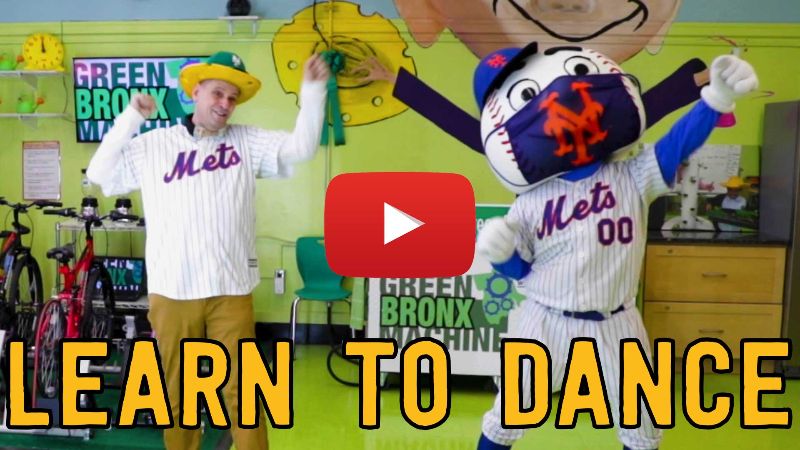 Meet Mr. Met and learn to dance