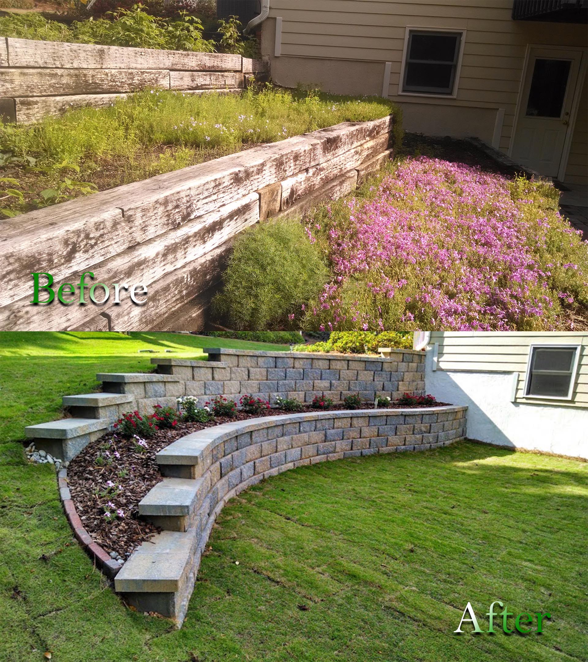 Tiered Flower Beds