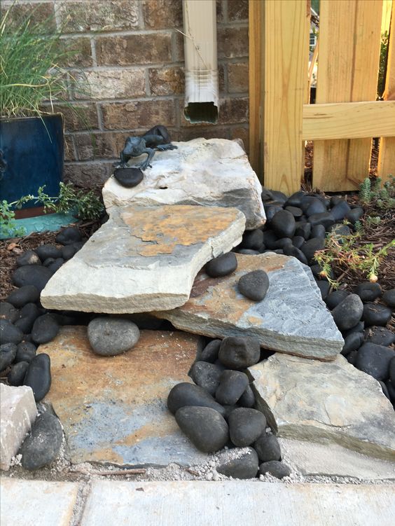 stack flat rocks