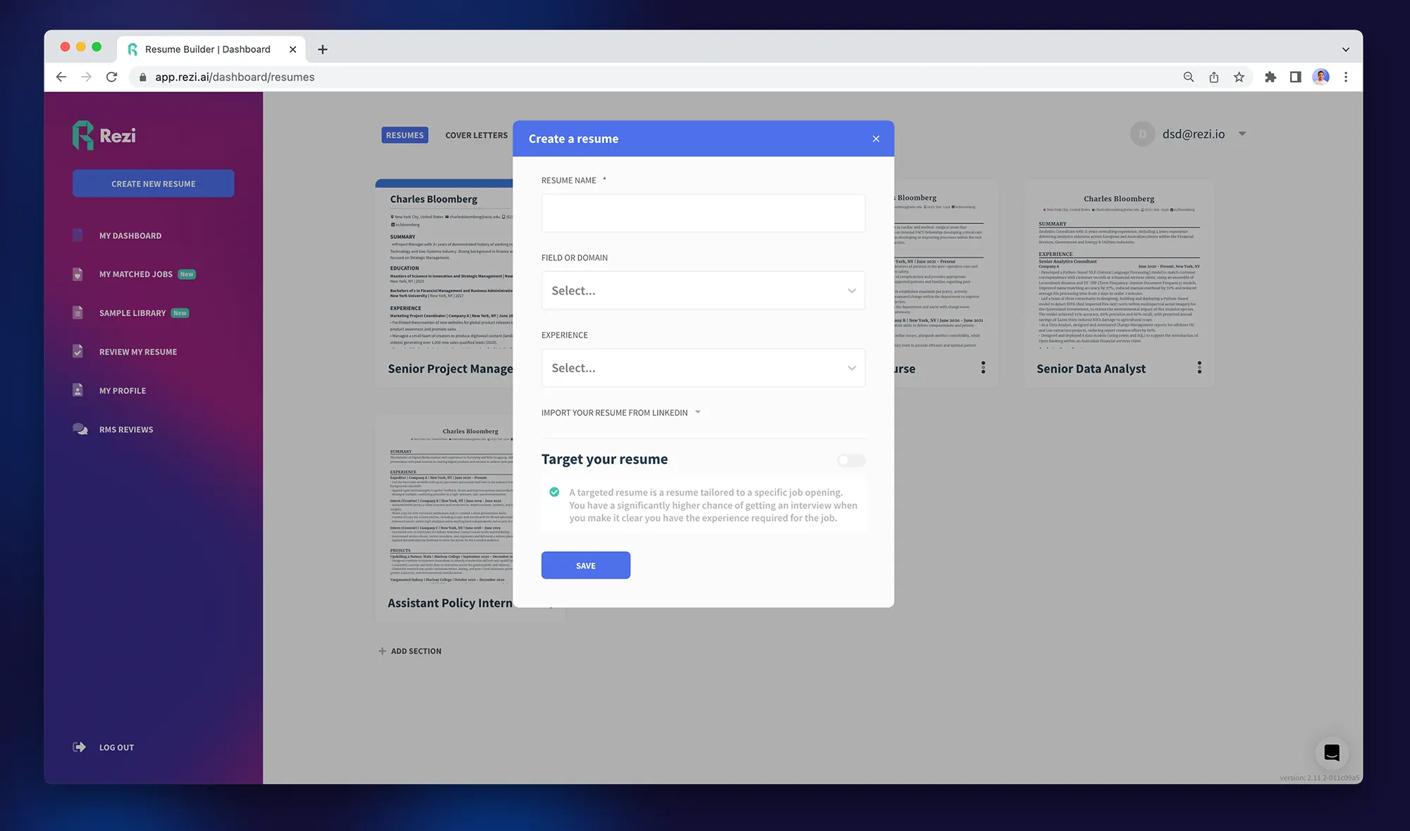 Fill the form