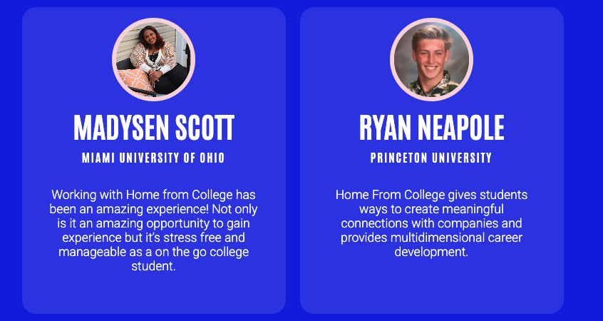 Homefromcollege.com user review from the homepage continued (2)