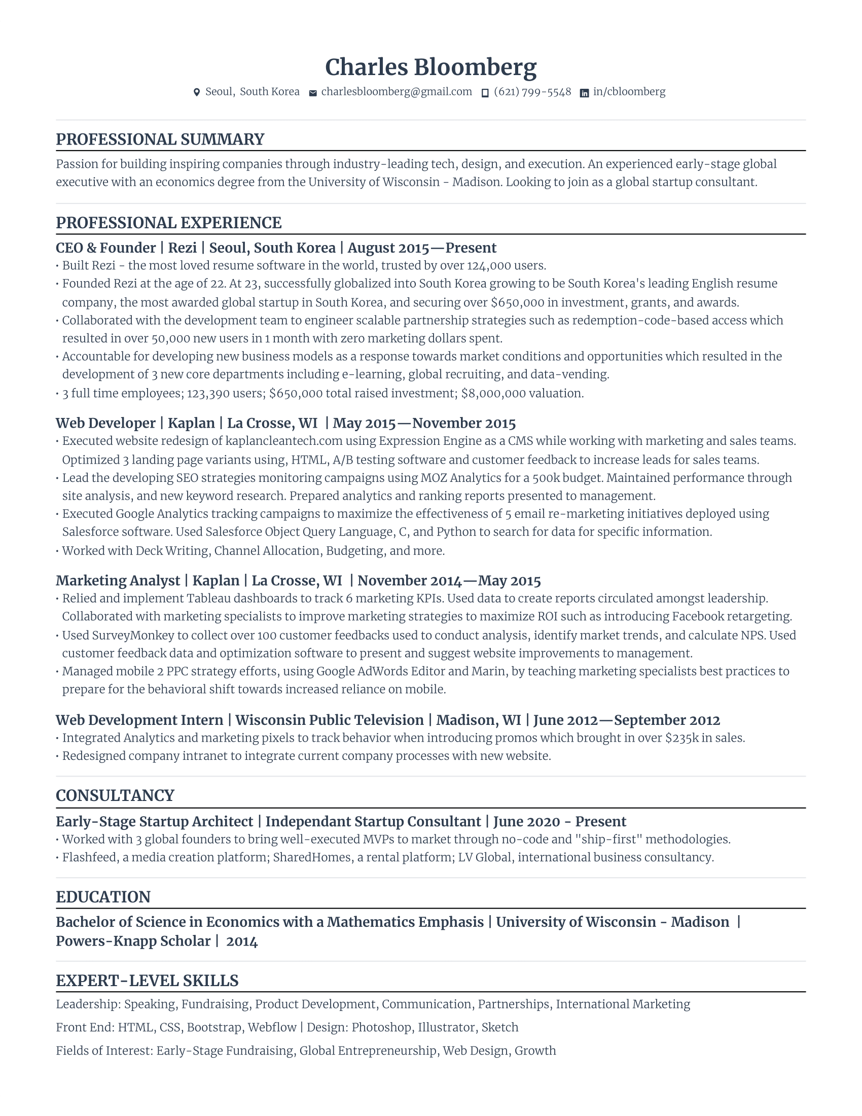 well crafted resume