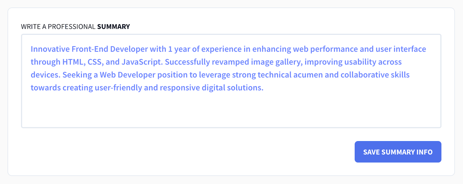 ai summary writer