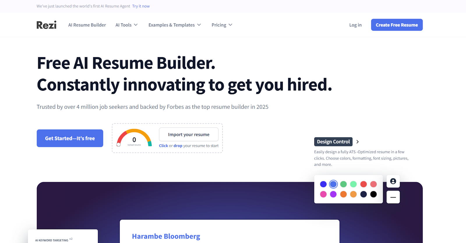 rezi homepage