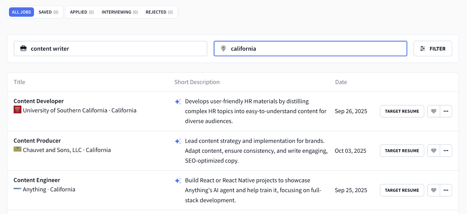 ai job search