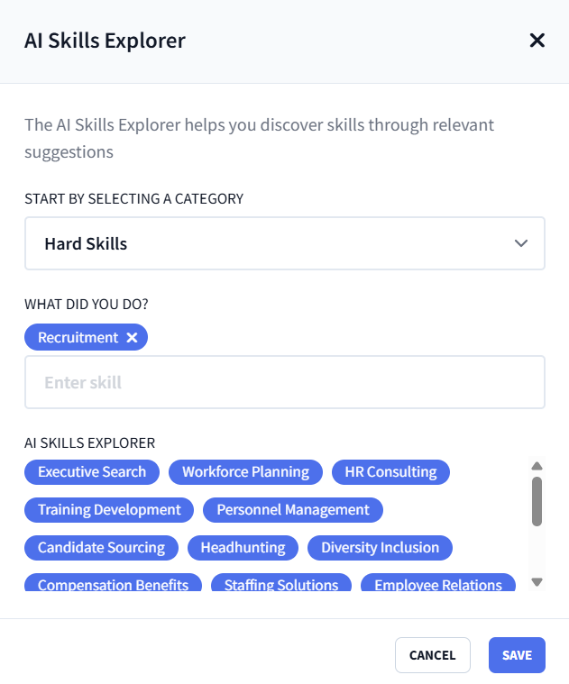 ai skills explorer