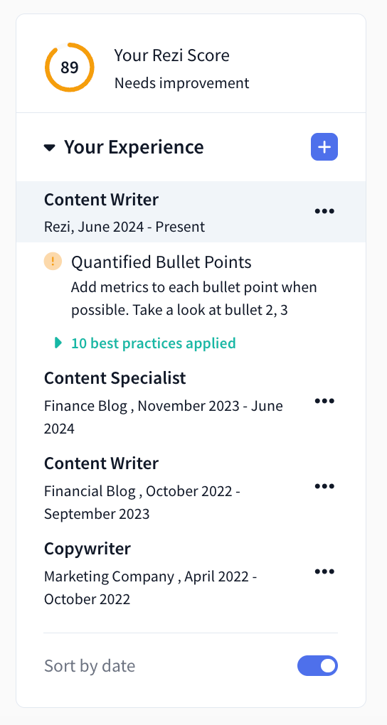 Rezi real-time analysis
