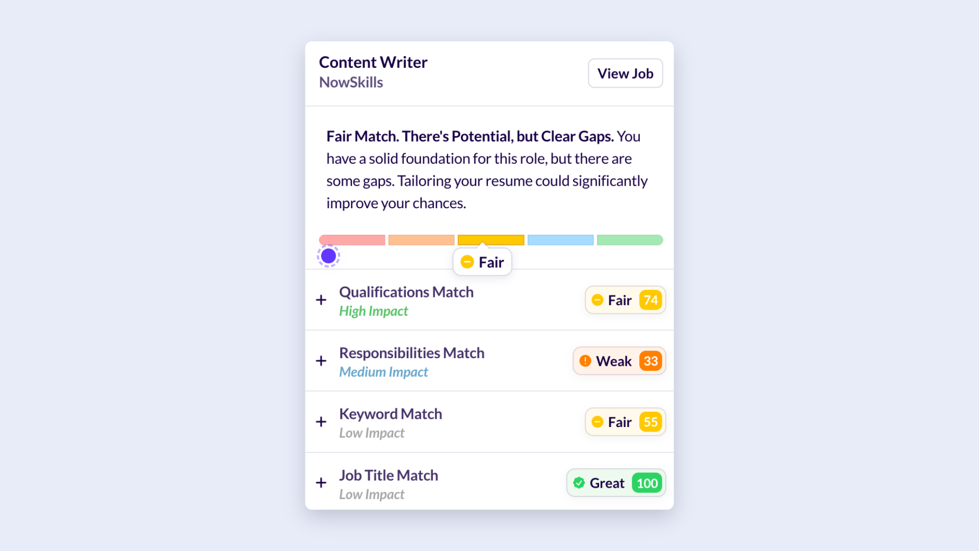 Huntr job match