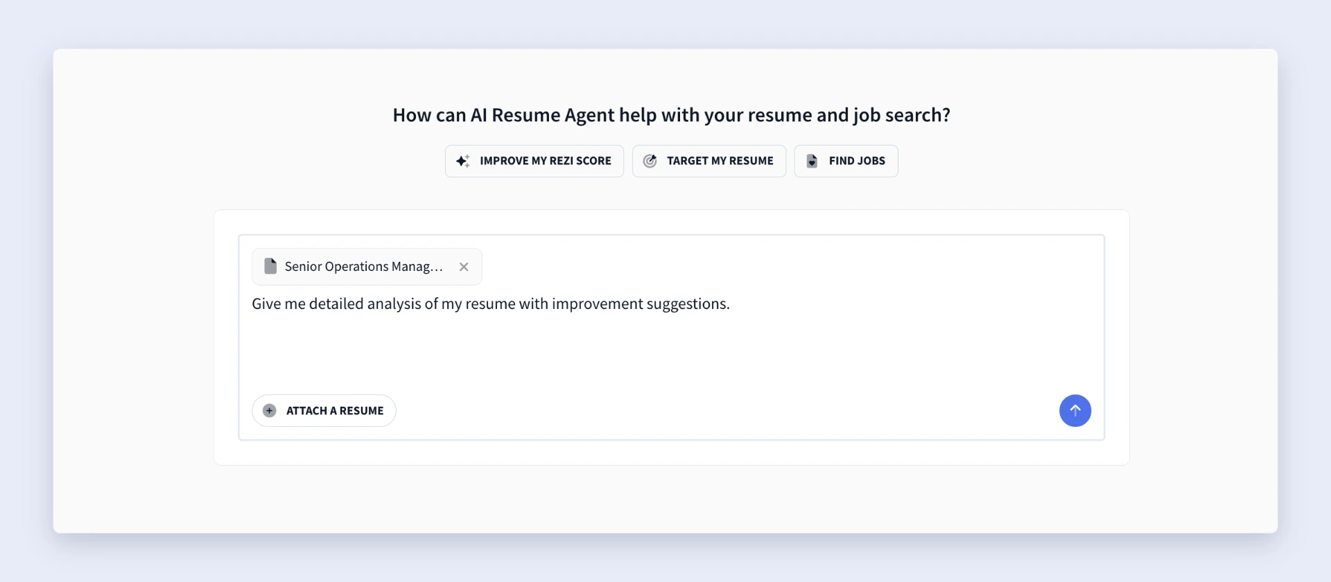 Rezi AI Resume Agent