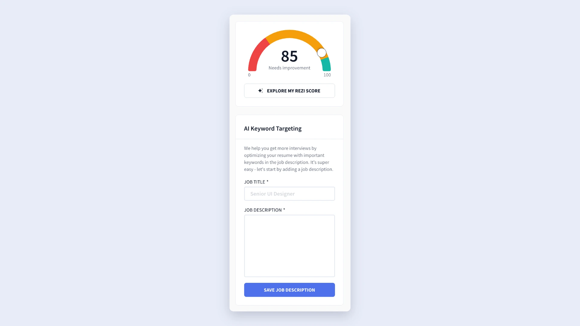 Rezi score