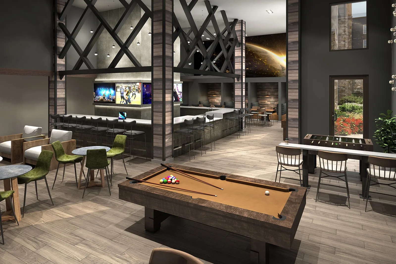 Lounge for Entertainment and Co-Working