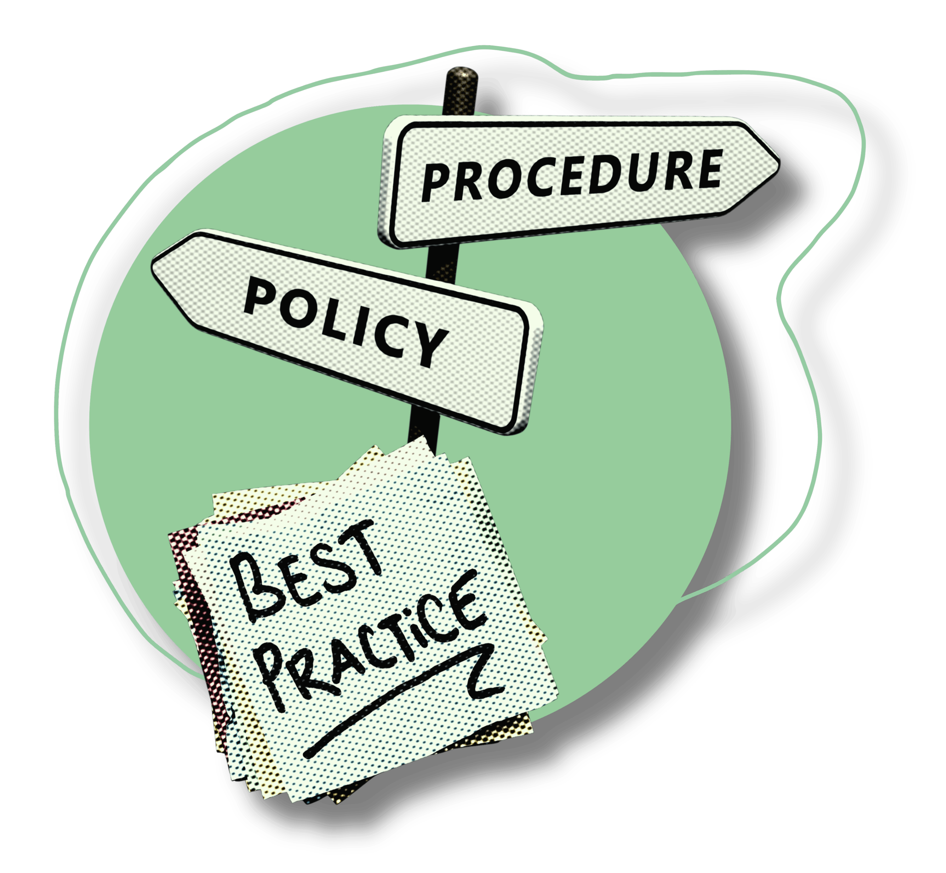 Magnifying glass over torn paper with the text 'Due Diligence' on a green circular background.