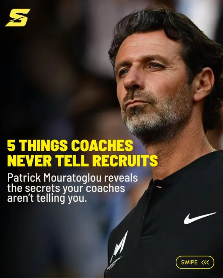 Showcase carousel cover template: five things coaches never tell recruits
