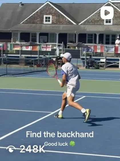 JTCC reel cover: find the backhand challenge, 248K views