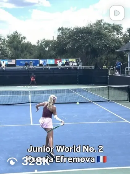 JTCC reel cover: junior world No. 2 Ksenia Efremova, 328K views