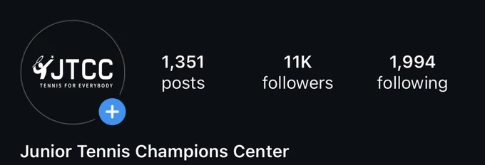 JTCC Instagram before: 11K followers