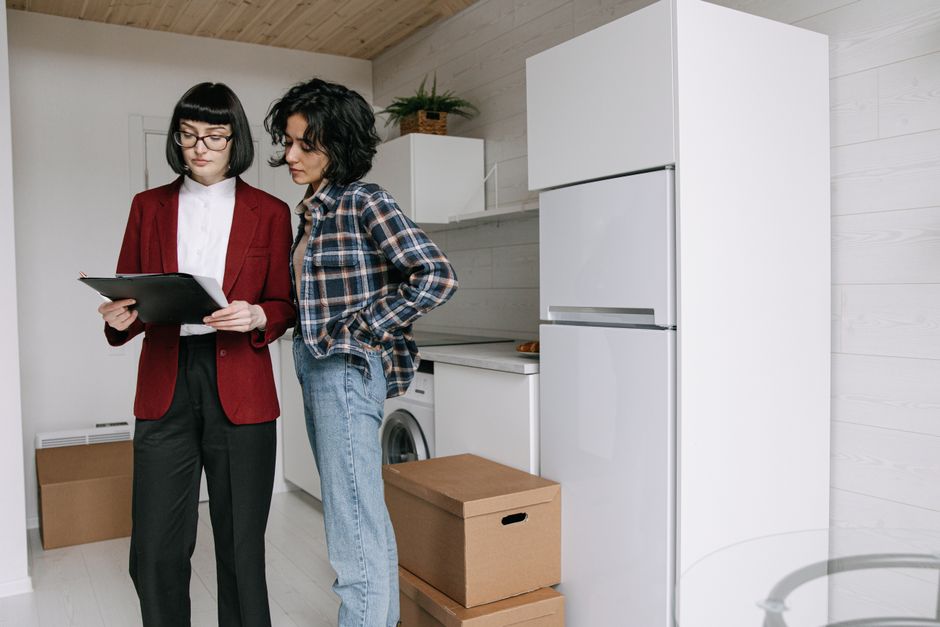 moving & storage service: loading a truck