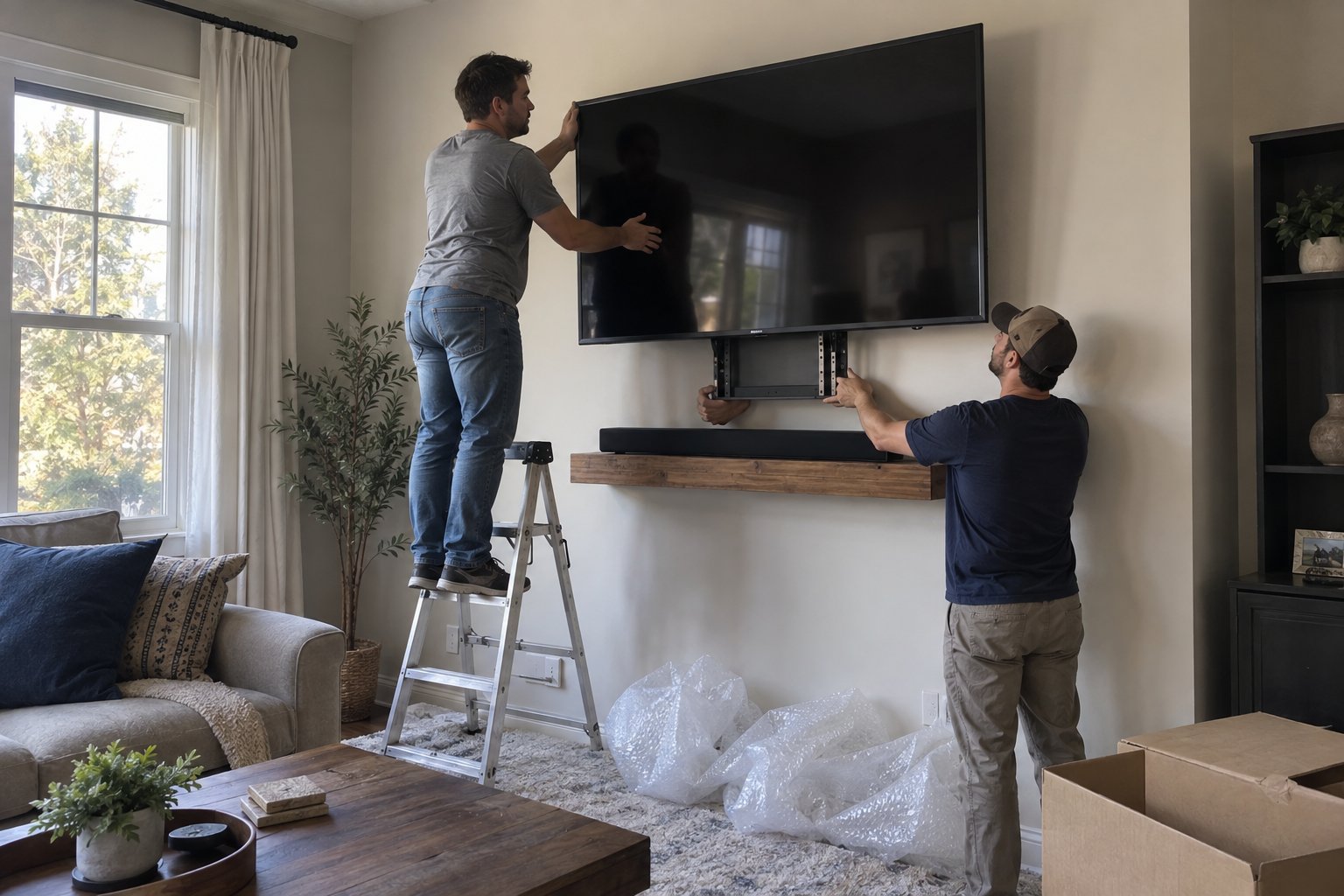 Moving A Wall-Mounted Tv Setup