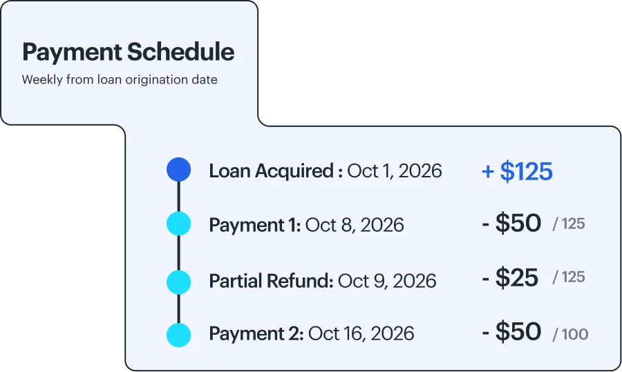 Payment Schedule illustration
