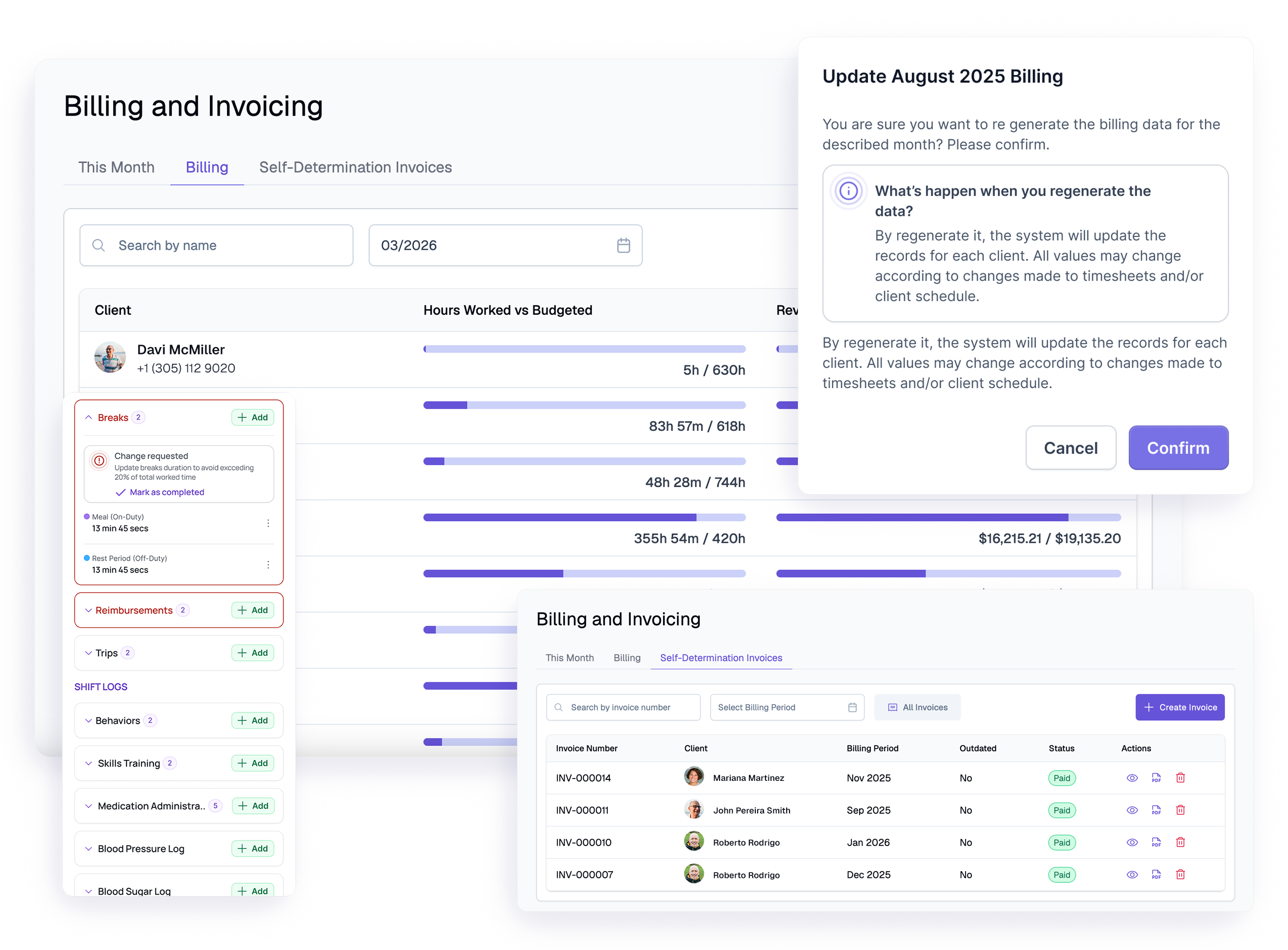 Heuman product interface — screen 4