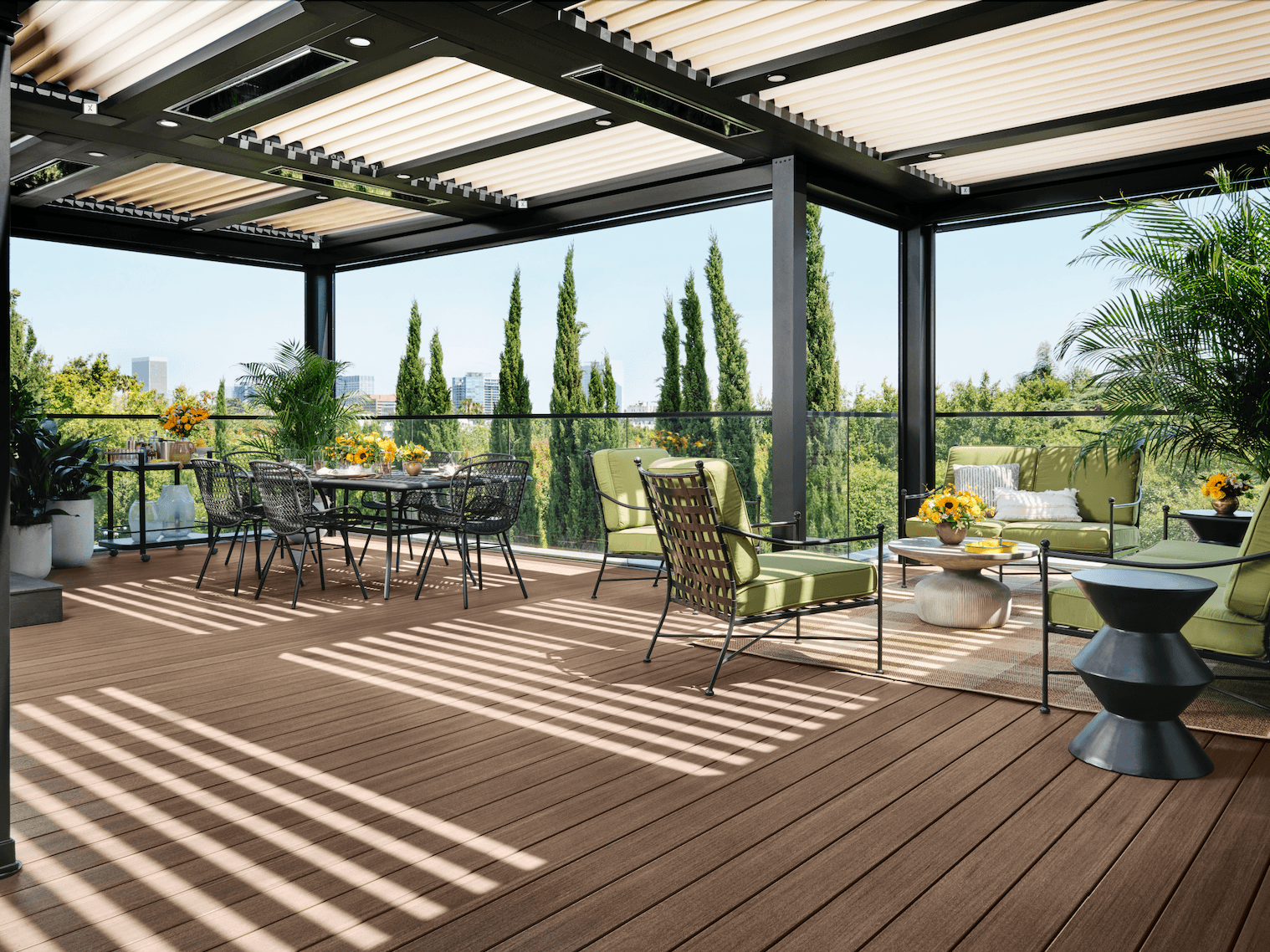 TimberTech English Walnut deck