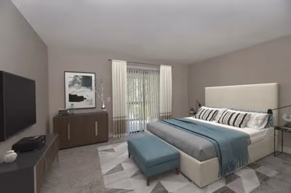 Apartment bedroom