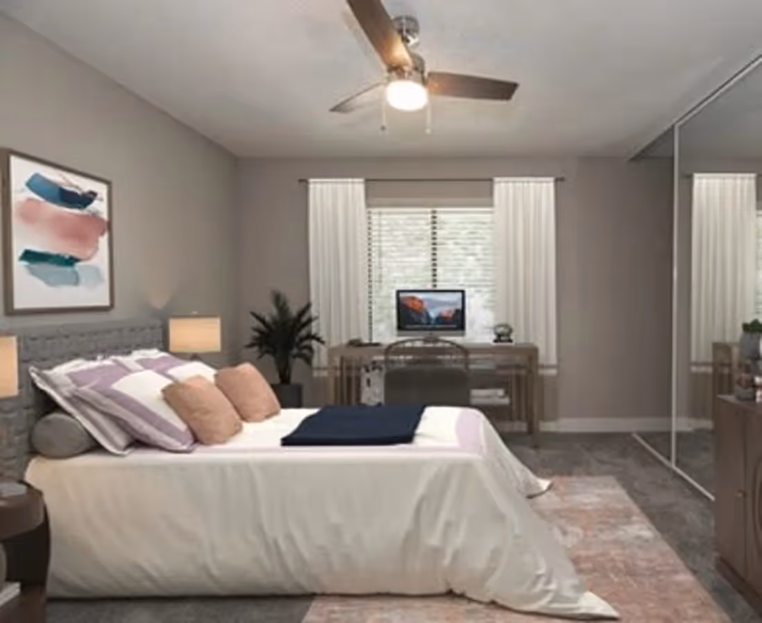 Apartment bedroom