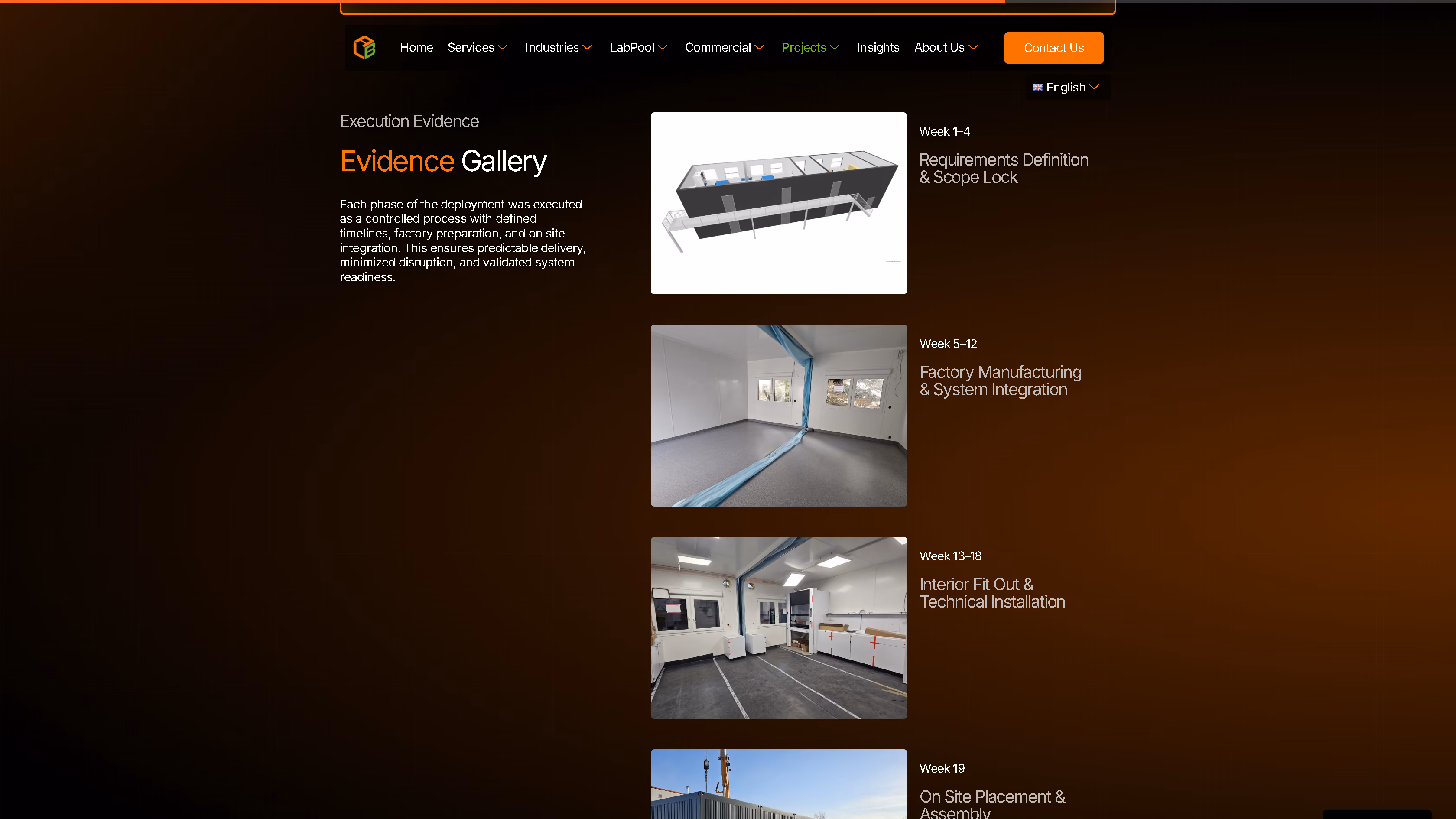 LAB Modulbau two-storey modular laboratory project reference