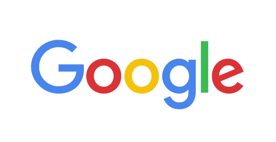 Google logo with colorful letters representing search engine company branding