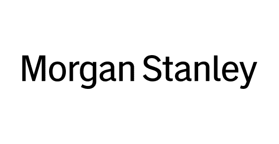 Morgan Stanley logo text in black sans-serif font