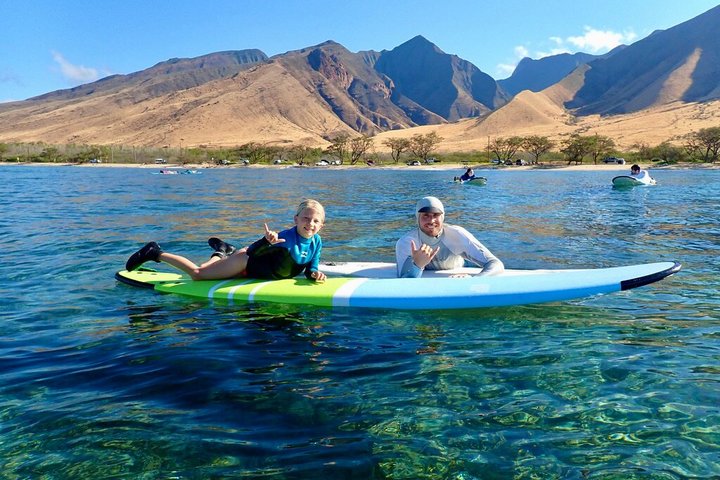 Amazing Family Surf Lesson for 3 or 4 at Ukumehame Beach — photo 13