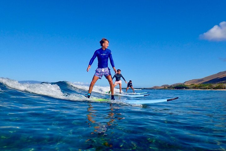 Amazing Family Surf Lesson for 3 or 4 at Ukumehame Beach — photo 16