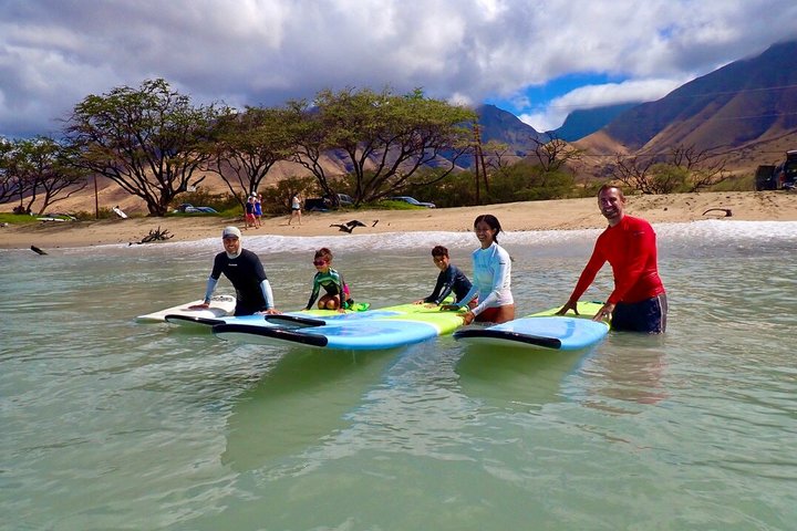 Amazing Family Surf Lesson for 3 or 4 at Ukumehame Beach — photo 17