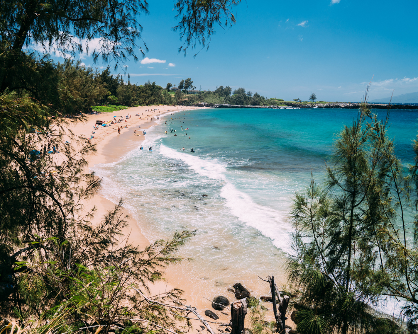 D.T. Fleming Beach Park in Kapalua, West Maui