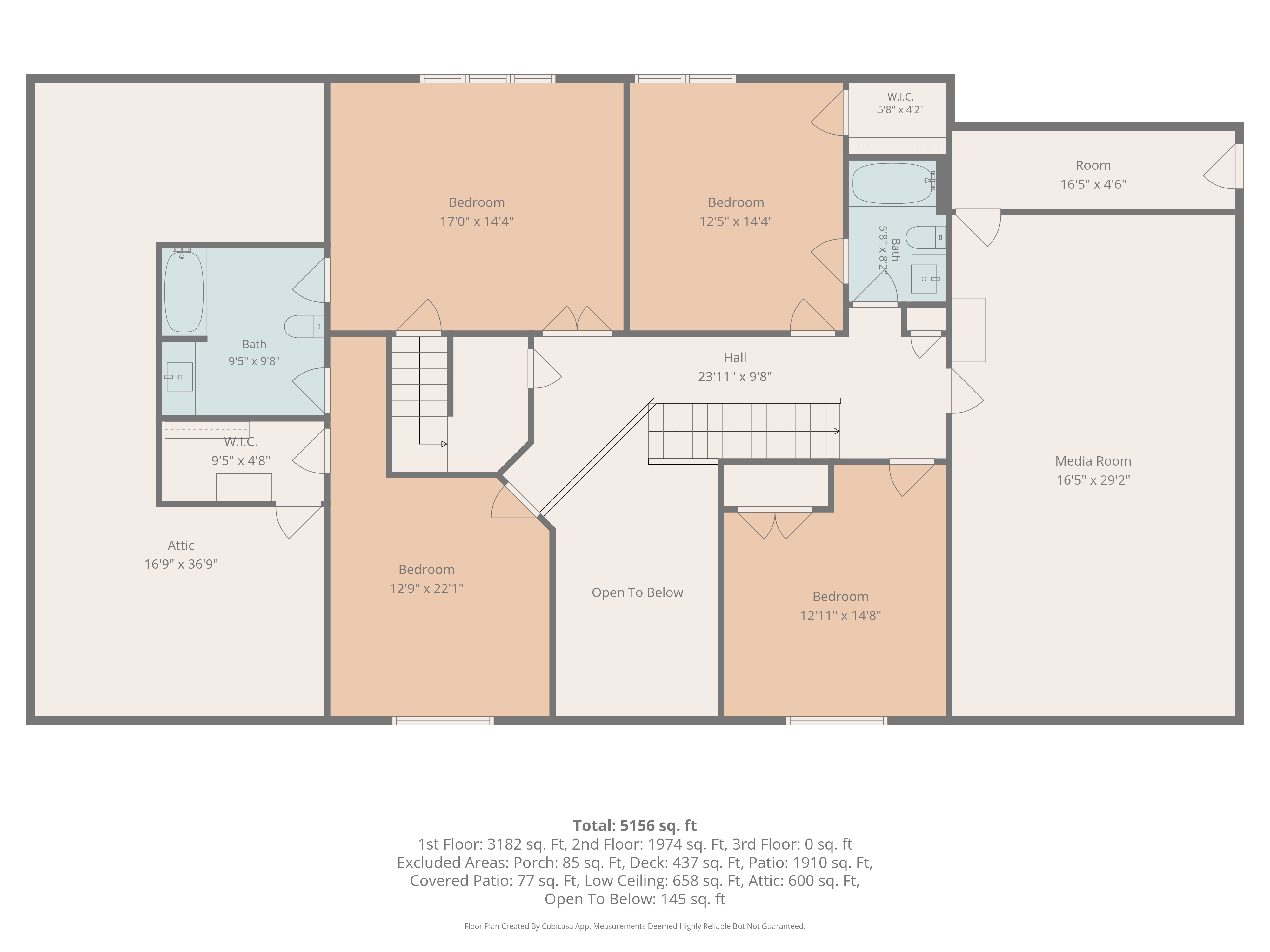 Second floor plan