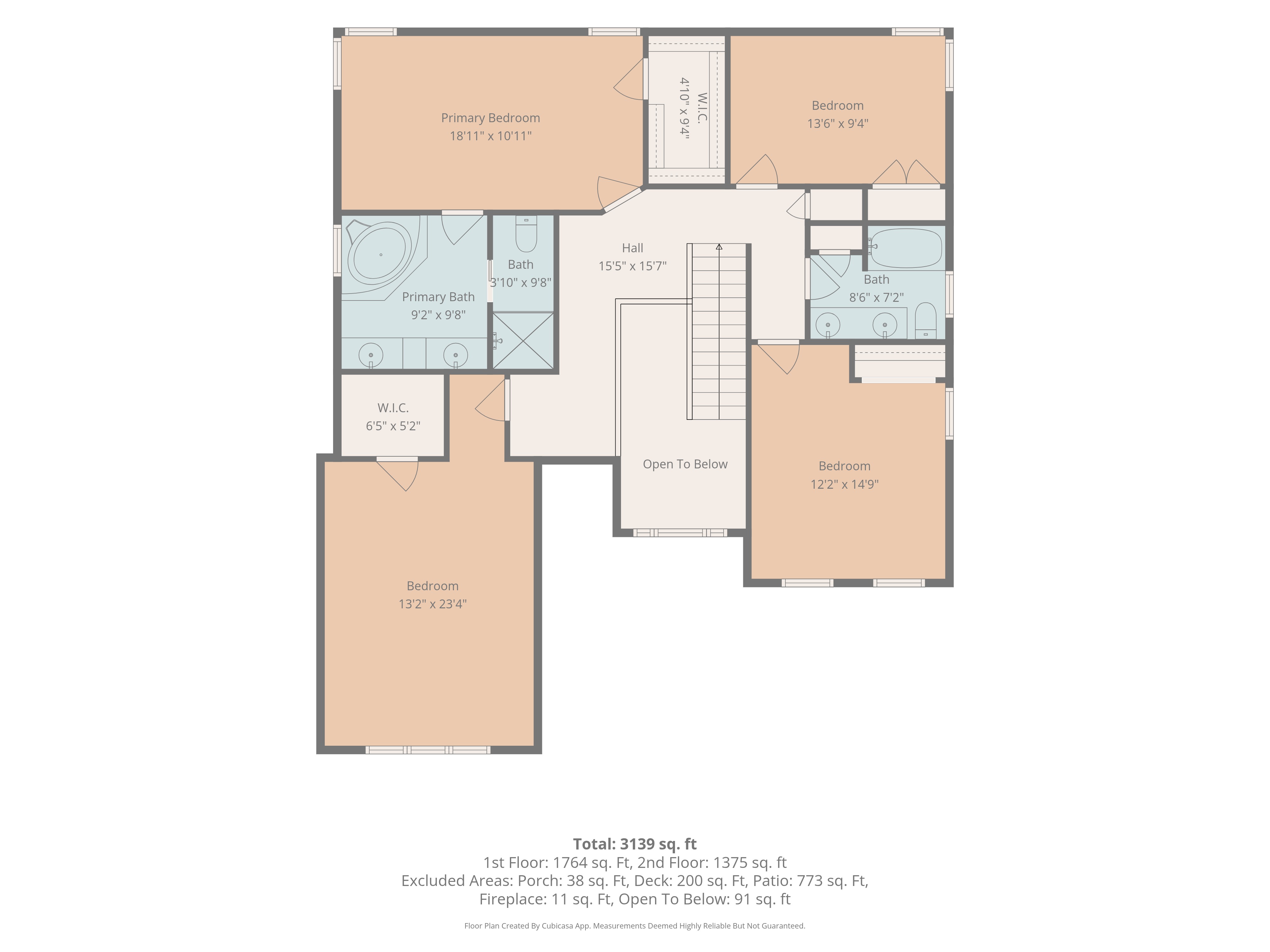 Second floor plan