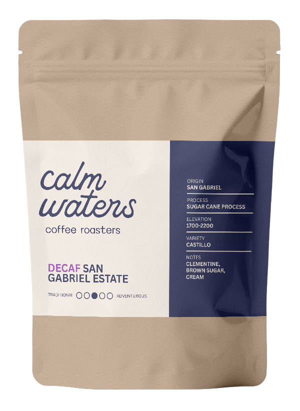 Calm Waters Coffee Roasters Decaf San Gabriel Estate
