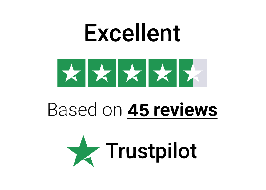 An "Excellent" Trustpilot review rating status based on 30 reviews