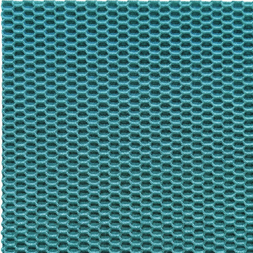 Aqua fabric closeup