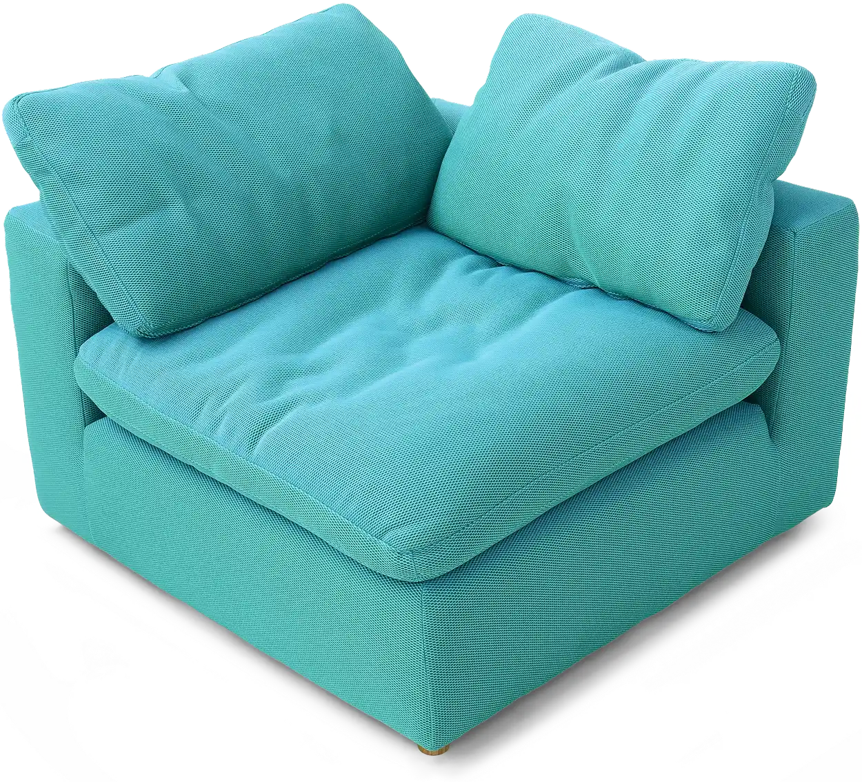 Aqua Luun couch angle 1