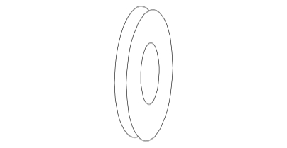 Flat washer illustration