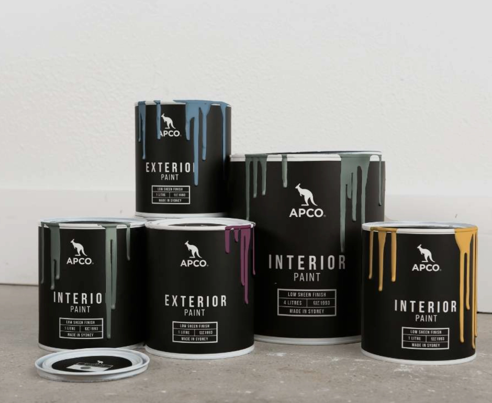 Apco Paint Tins